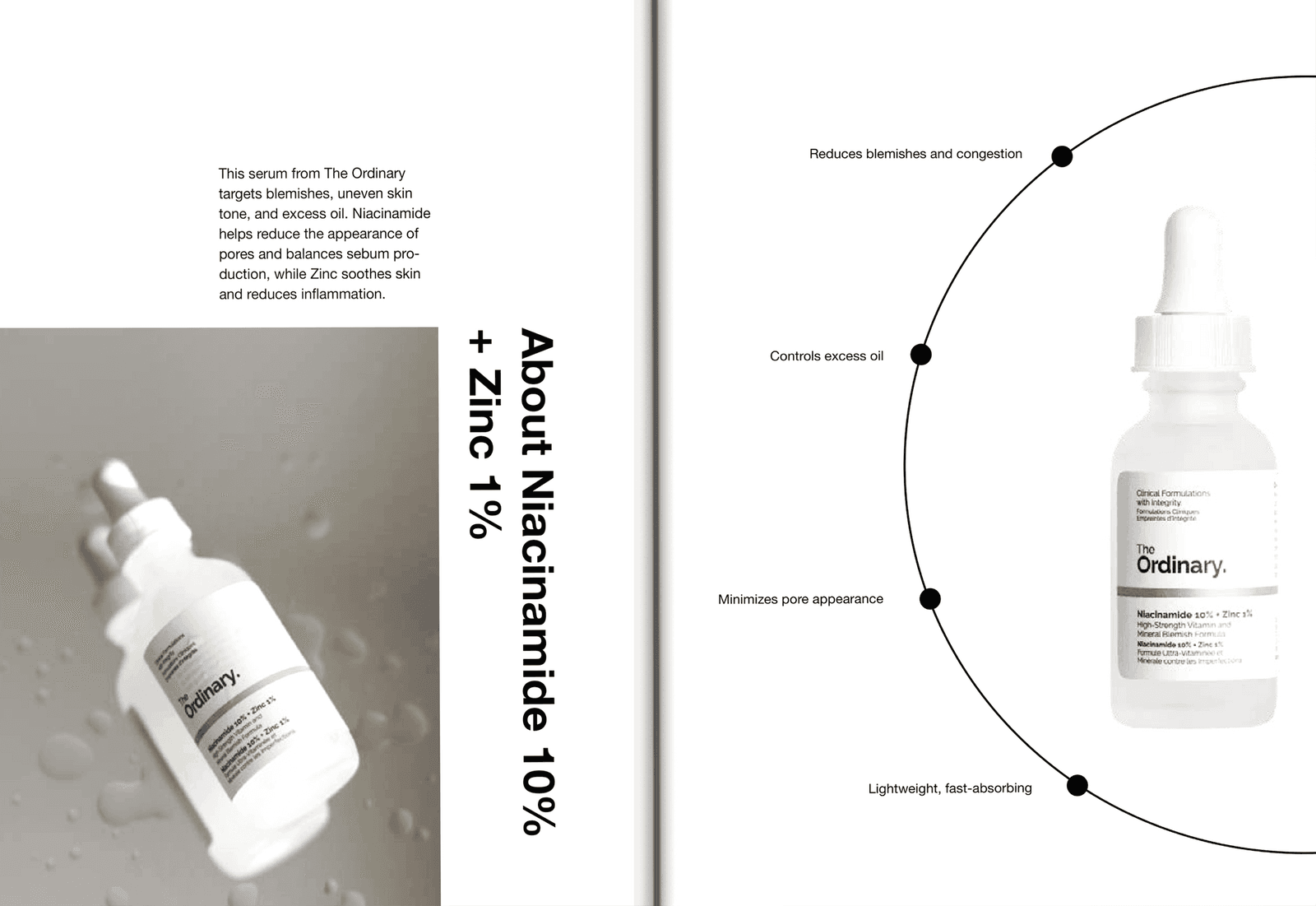 The Ordinary editorial — interior spread