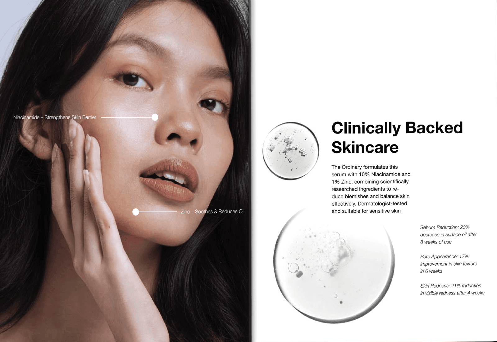 The Ordinary editorial — interior spread